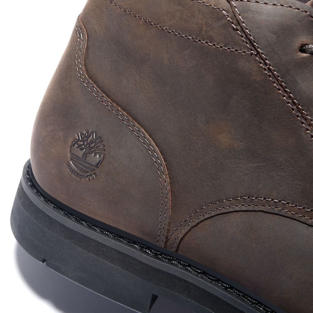 Botas de Seguridad Timberland Hombre Squall Canyon Waterproof Marrones Oscuro - Chile VWS-963541